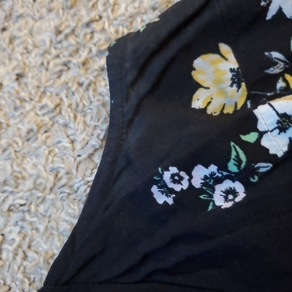 FLORAL Faux Wrap Dress - Picture 8 of 10